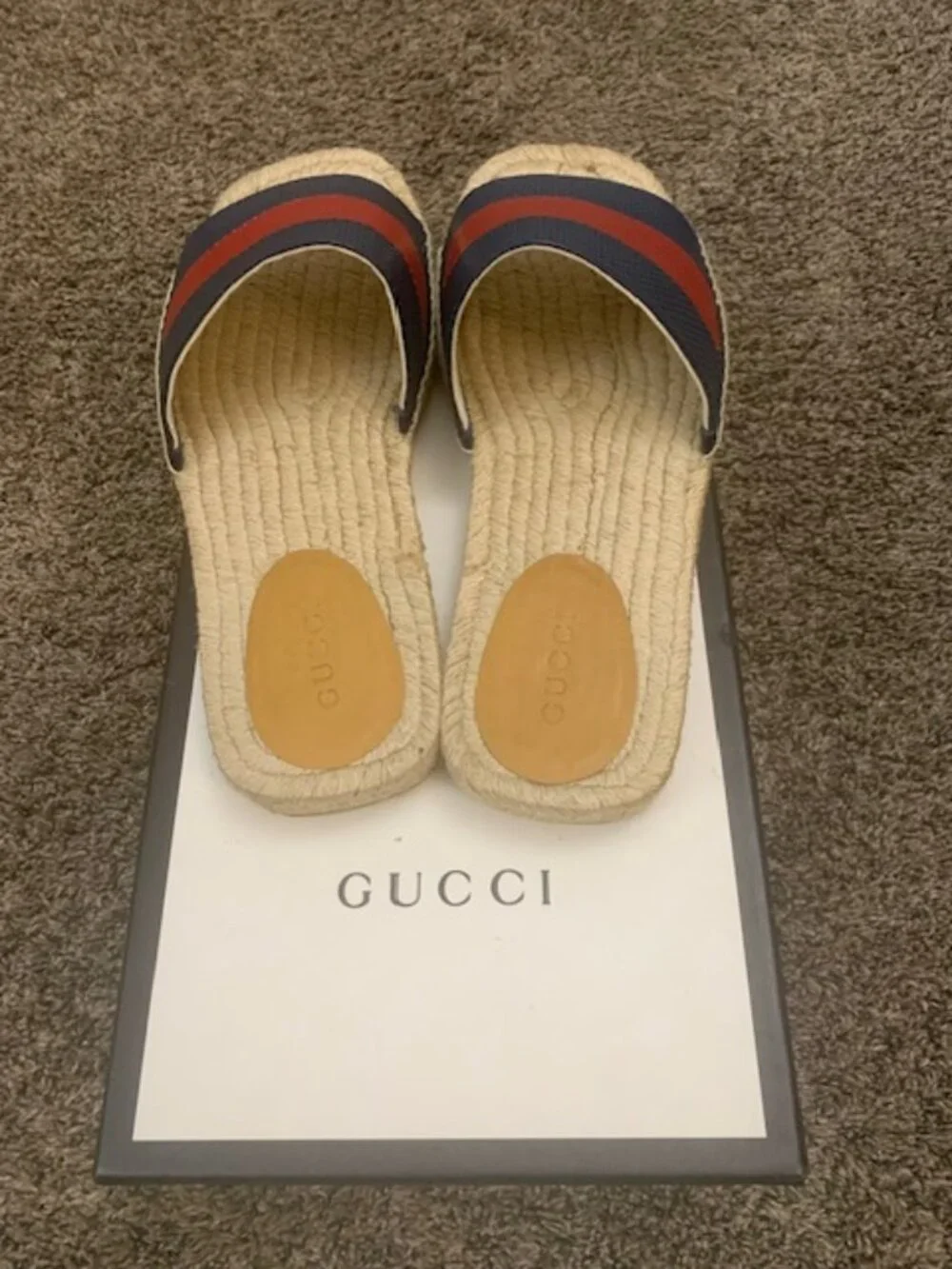 Gucci Espadrille Slide for Men-Size US11